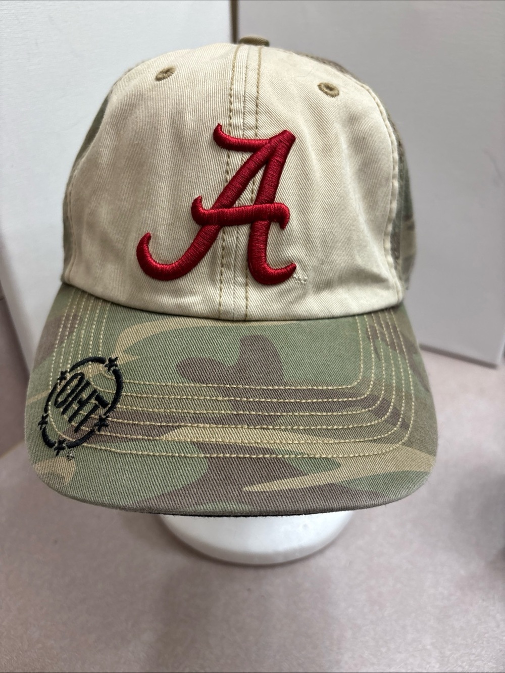 Alabama Crimson Tide Camo 47’ Brand OHT Strapback Adjustable Dad Hat Cap NCAA